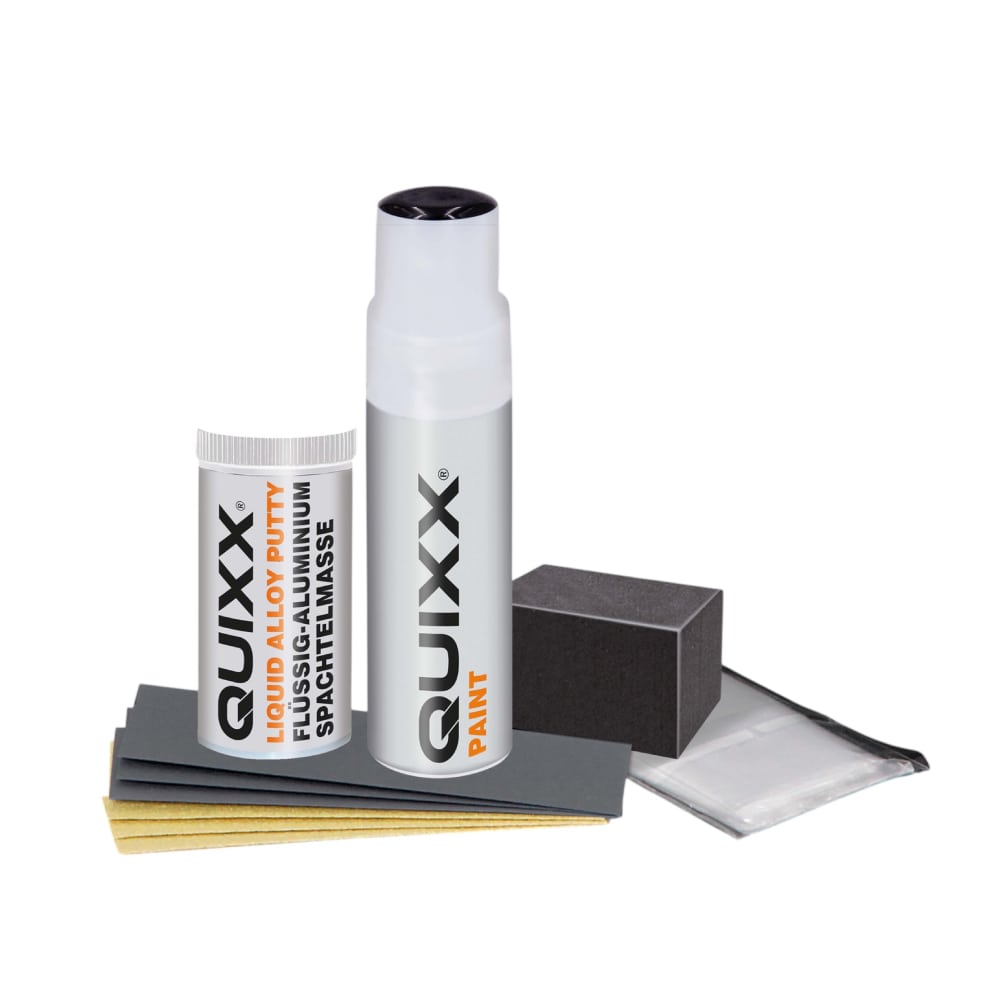 QUIXX Felgenreparaturset SILBER - Flüssigmetall Filler Lack - Image 3
