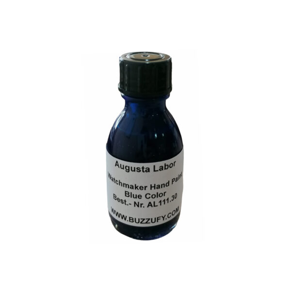 Augusta blauer Farbton für Uhrenhanden 30ml Uhrenlack