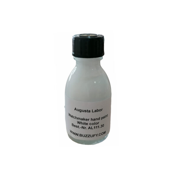 Augusta Weiß Lack für Uhrenhanden 30ml Uhrenlack Uhrenrestauration
