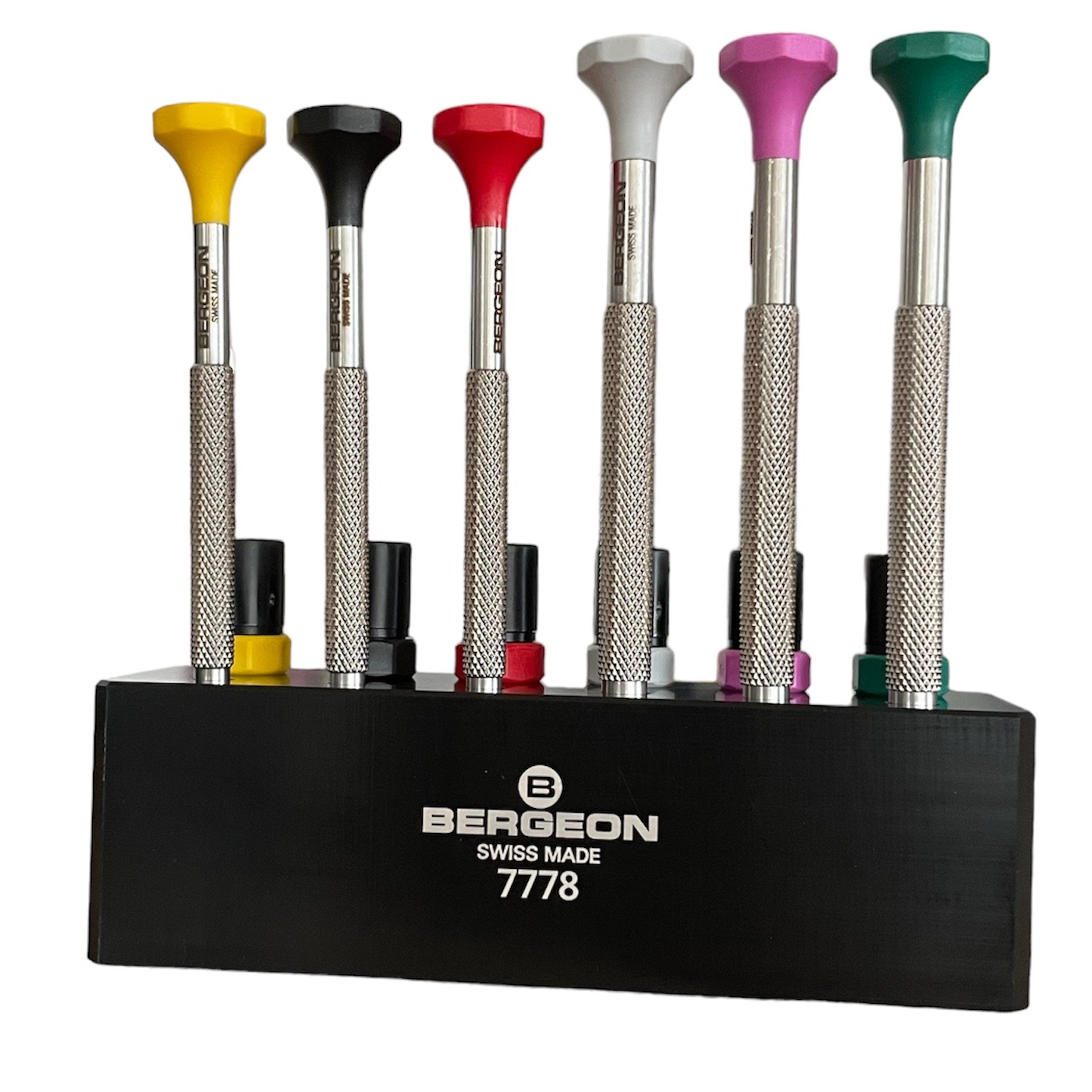 Bergeon 7778 Werkbank mit 6 Schraubendrehersätzen und Ersatzklingen - Image 2