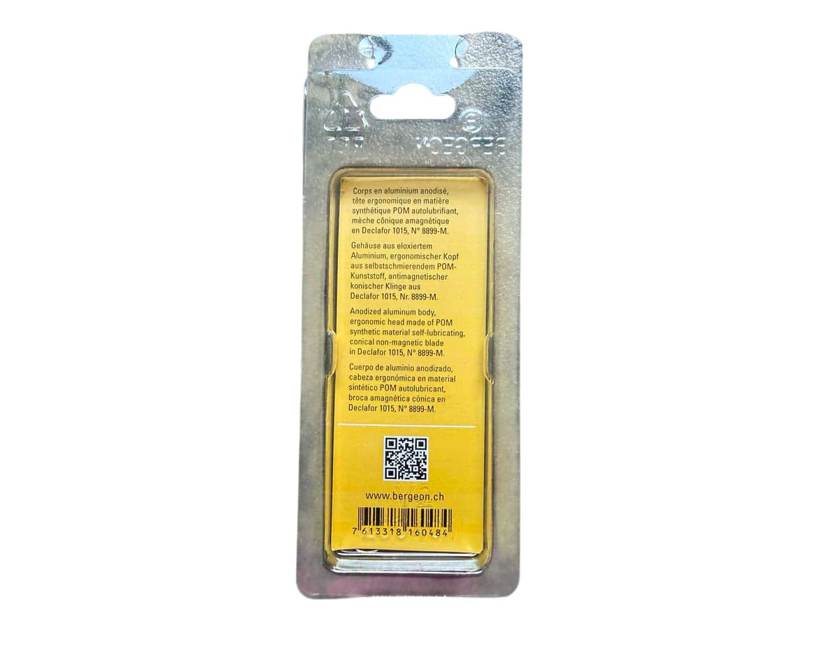 Bergeon 31081-160 Nicht-Magnetischer Schraubendreher 1,60 mm Swiss Made - Image 4