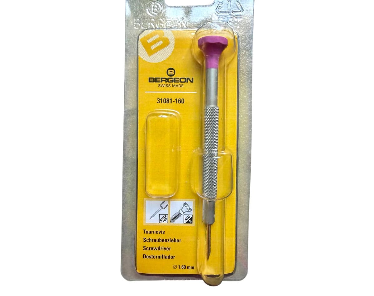 Bergeon 31081-160 Nicht-Magnetischer Schraubendreher 1,60 mm Swiss Made - Image 3