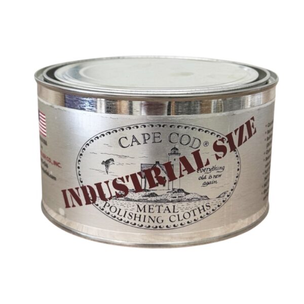 Cape Cod Metallpolier-Set Industrial Größe Blechdose mit Feuchttüchern für