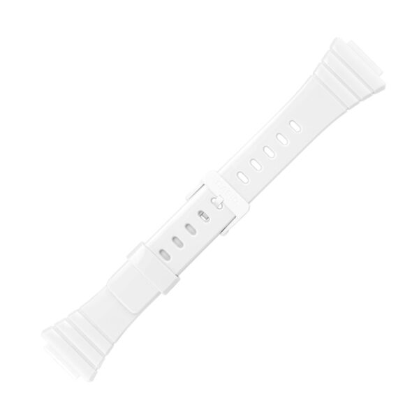 Casio Kunststoff weißer Armbandclip 10435868 für W-215H, 14 mm