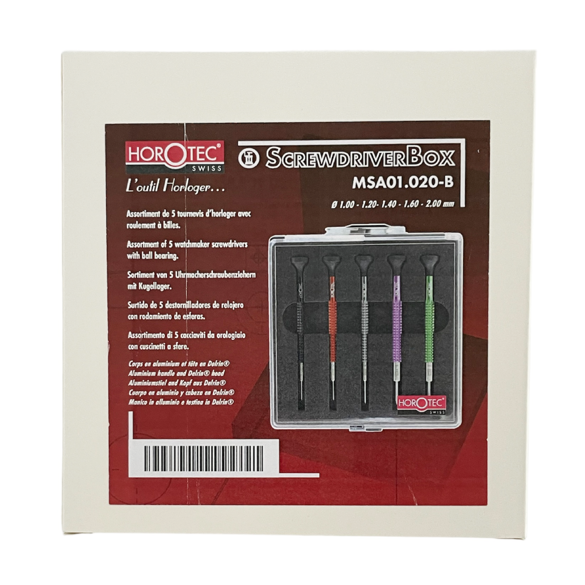Horotec MSA 01 020-B Schraubenset mit Kugelkapseln 5er-Set - Image 3