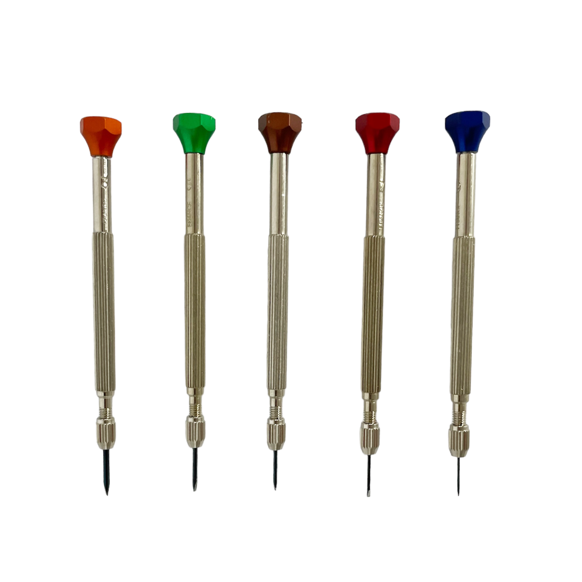 Horotec MSA01.225 Set von 5 Schraubendrehern für Uhrmacher