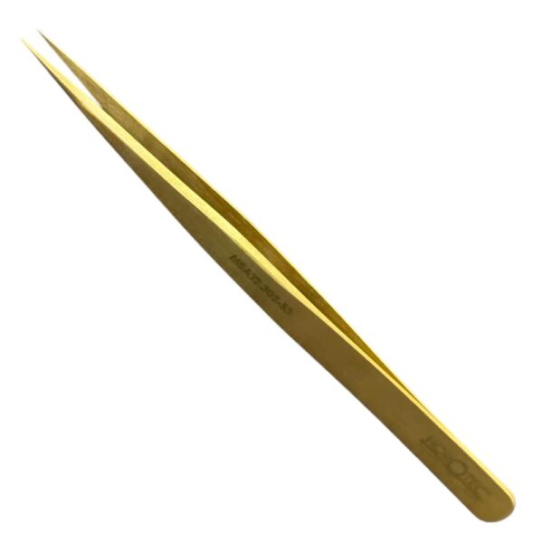 Horotec MSA12.303-S5 Einfache Messingzange mit feinen Spitzen, 130mm