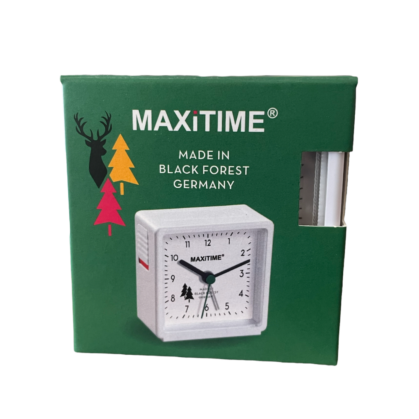 Maxitime Quarz-Wecker mit Snooze-Funktion, Schwarz - Image 2