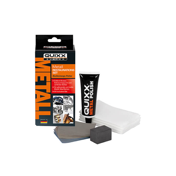 QUIXX Metallrestaurierungsset mit Politur und Schleifpapier - Image 8