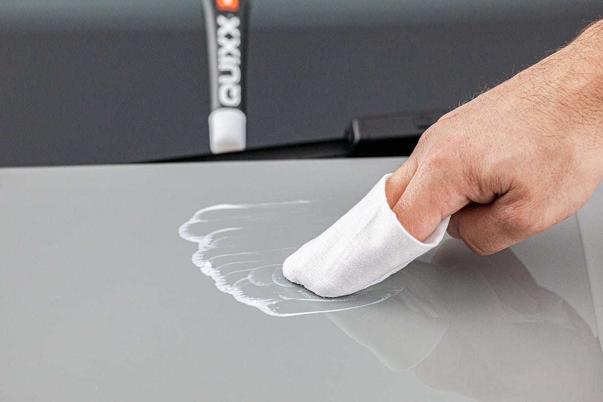 QUIXX Lackschramm Entferner 2-Schritte Reparaturset Nr 1 Nr 2 mit Polierlappen - Image 11