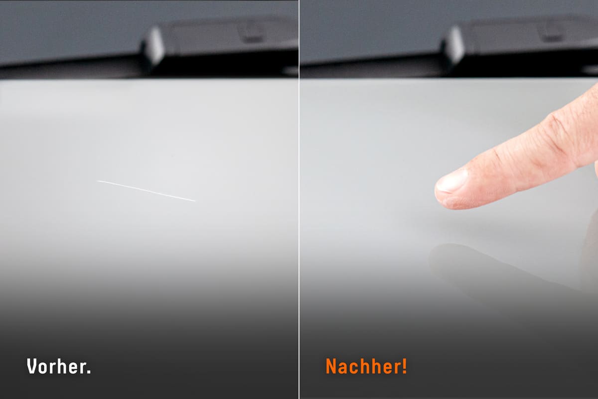 QUIXX Lackschramm Entferner 2-Schritte Reparaturset Nr 1 Nr 2 mit Polierlappen - Image 13