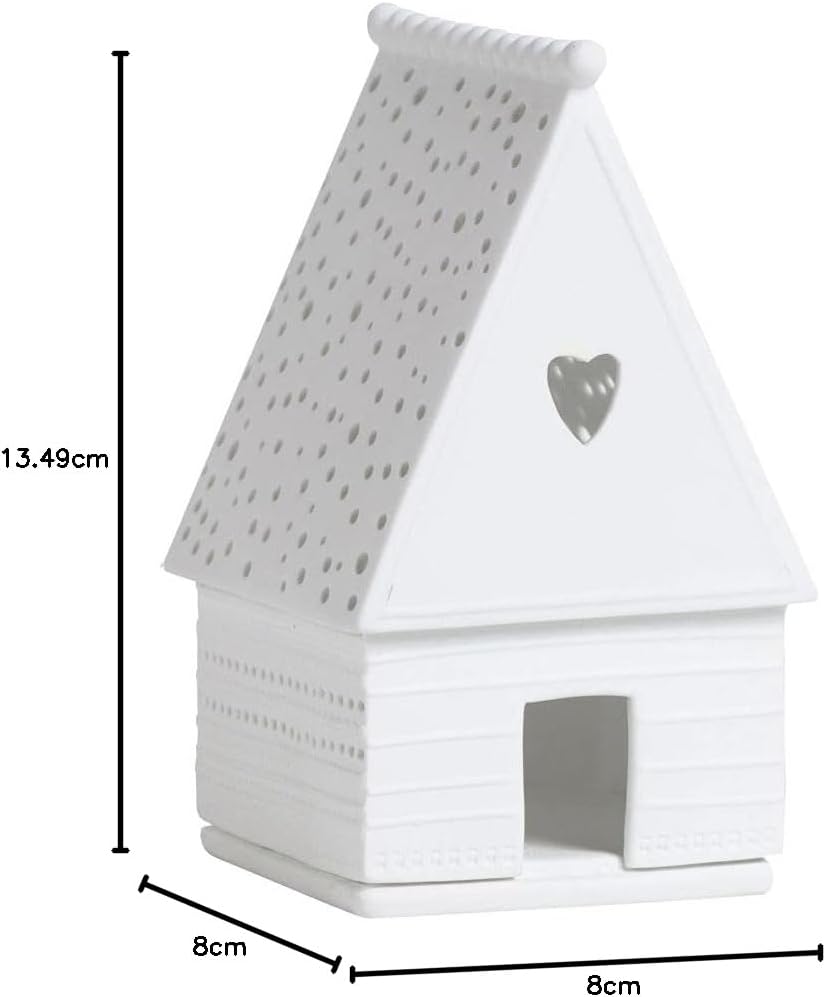 Räder Teelichthalter Herz aus Porzellan im Lebkuchenhaus-Design 13,5 cm - Image 3
