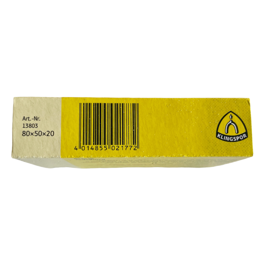 Klingspor Schleiffix Universeller Reinigungsschleifblock, Korn 240, 80 x 50 x 20 mm - Image 3
