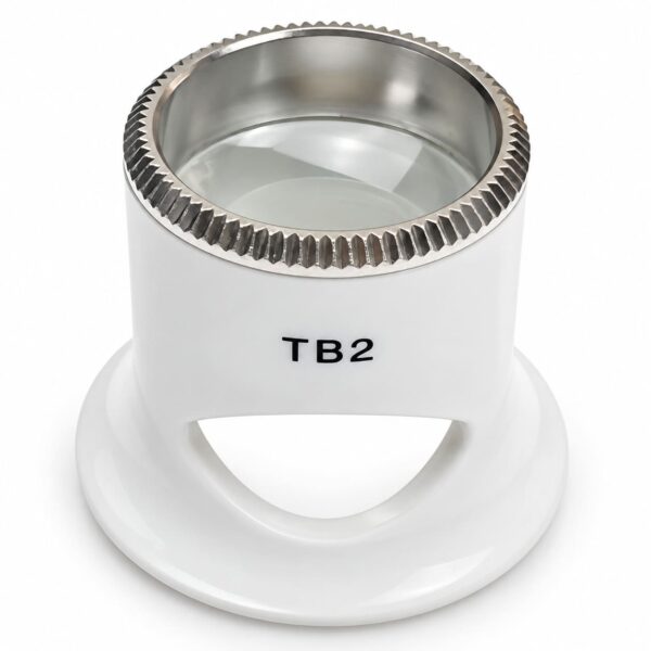 Bergeon 2611-TB-2 Lupe Weiß Biconex Belüftung Vergrößerung x5