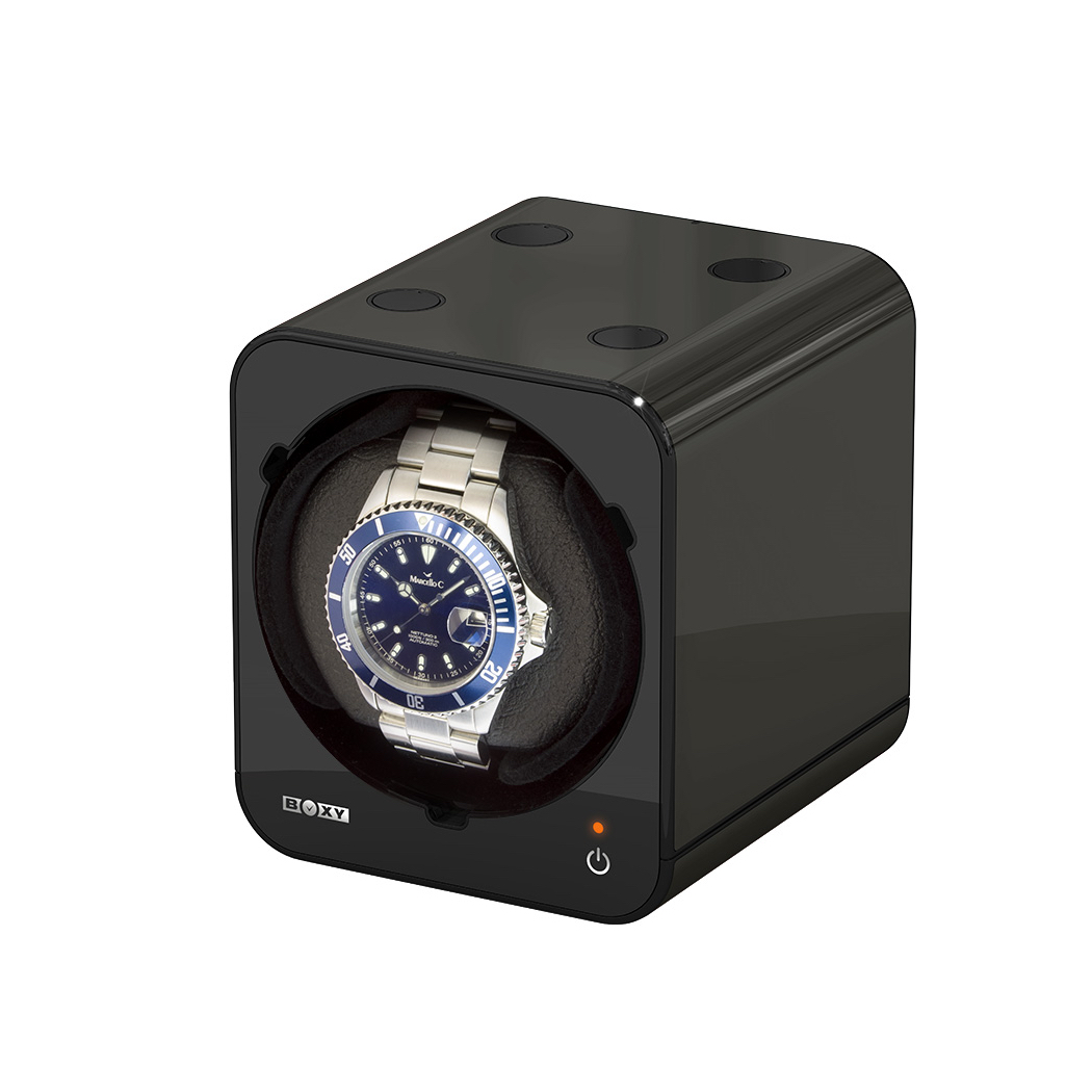 Boxy Fancy Brick Schwarz Uhr-Wender-Box für eine Uhr Kombinierbar mit Adapter - Image 4
