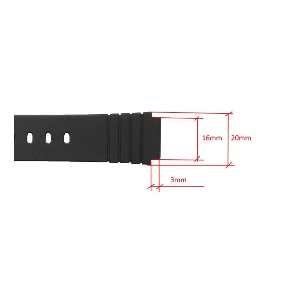 Casio Schwarz Gurtband 10224223 für MW-57-7BVL MW-57-7BVMQ MW-57-7BVUL 16mm - Image 2