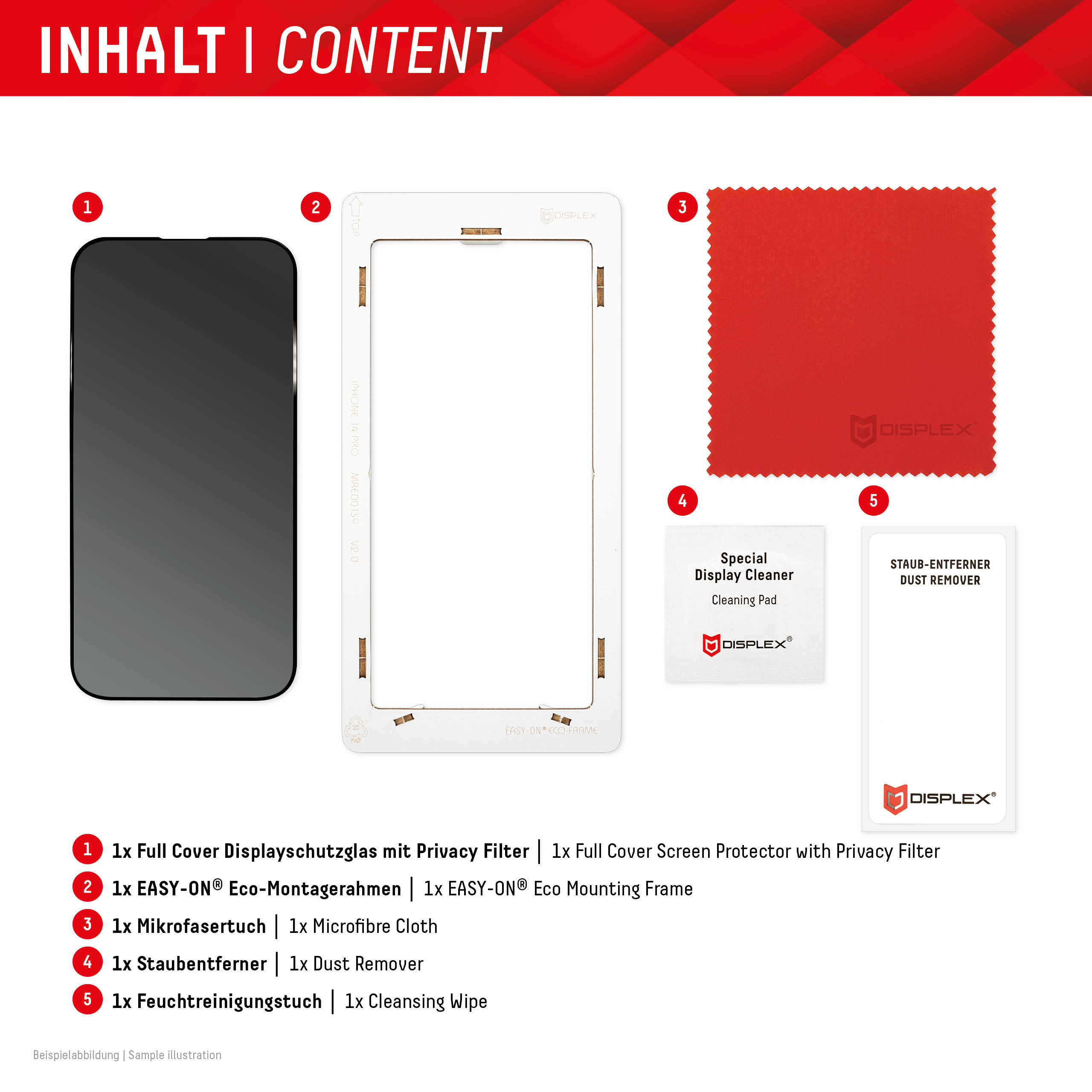 IPHONE 15 IPHONE 15 PRO PRIVATISIERTER SCHIRMHEBEL Displex - Image 15