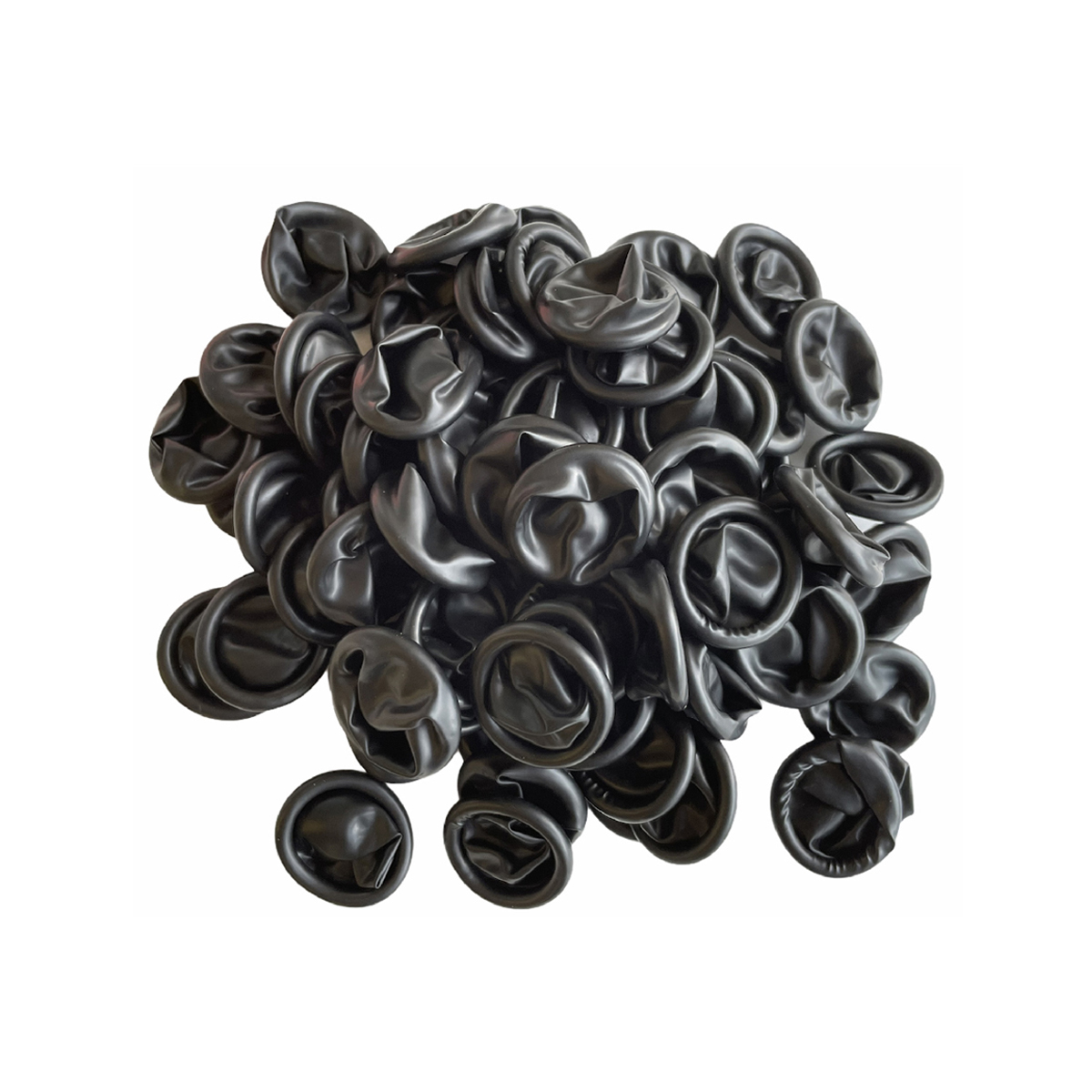 ESD Anti-statische schwarze Latex-Gummifingerhandschuhe für Uhrmacher Größe M