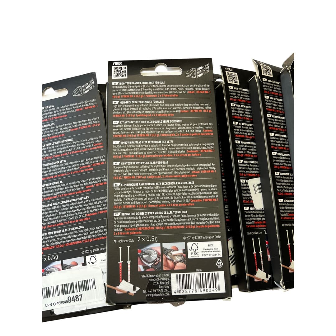 10er-Pack: PolyWatch Glaspolitur, Kratzerentferner für Uhren, Zustand: Gebrauchtware / Retoure. - Image 8