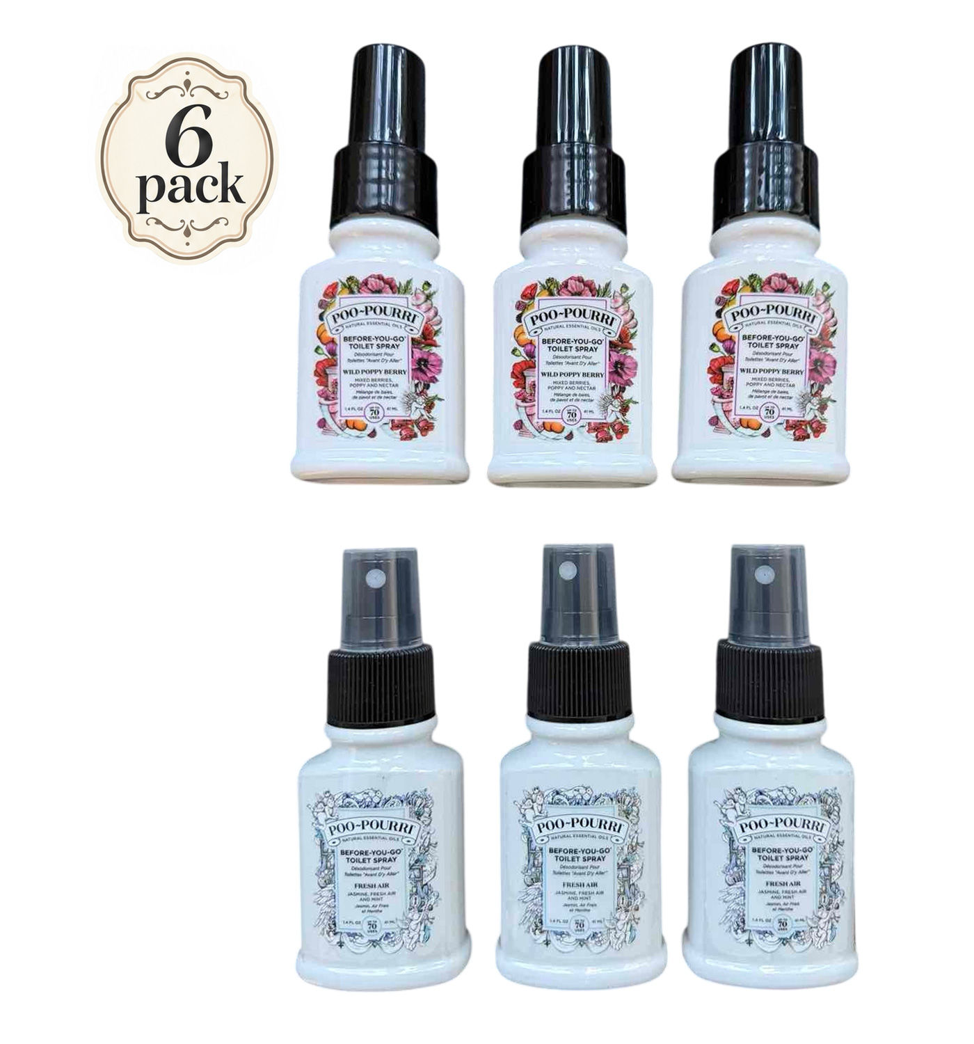 Poo-Pourri 6er Pack Toilettenspray mit verschiedenen Düften - Image 6